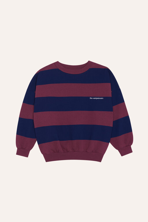 The Campamento blue stripes sweatshirt // blue
