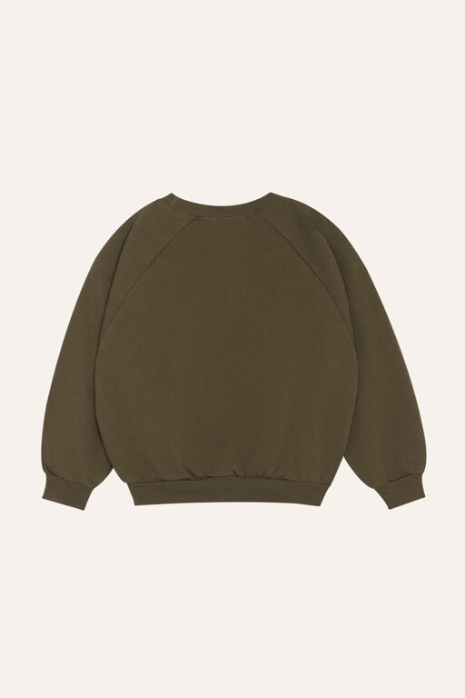 The Campamento big smiling face sweatshirt // green