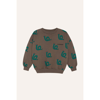 The Campamento snakes brown sweatshirt // brown