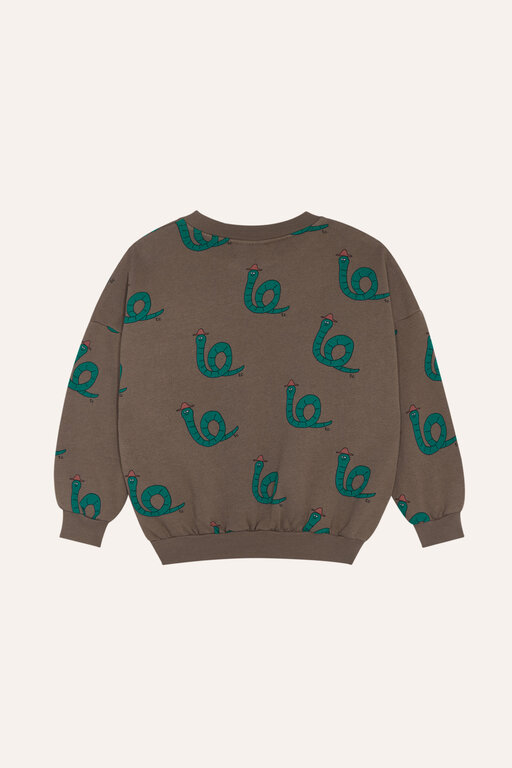 The Campamento snakes brown sweatshirt // brown