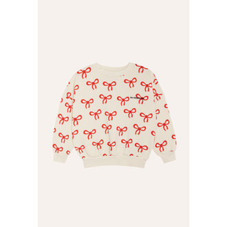 The Campamento big bows sweatshirt // ecru