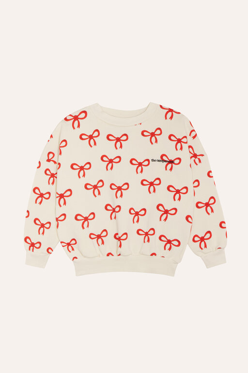 The Campamento big bows sweatshirt // ecru