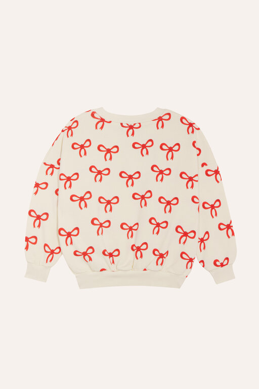 The Campamento big bows sweatshirt // ecru