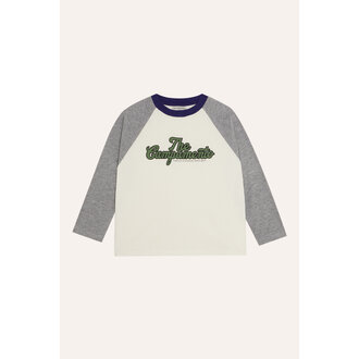 The Campamento color block grey tshirt // ecru