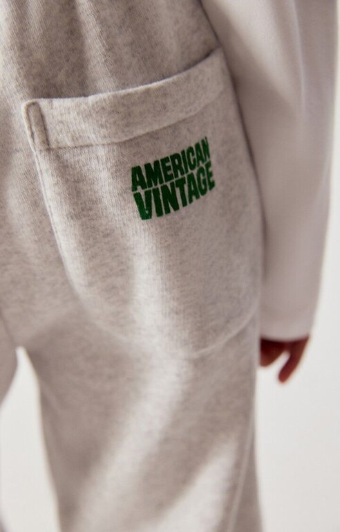 American Vintage baptown jogger // gris chine