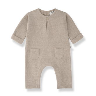 1+ in the family besancon jumpsuit // beige