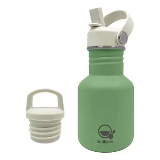 Smikkels RVS thermos drinkfles 250ml // groen