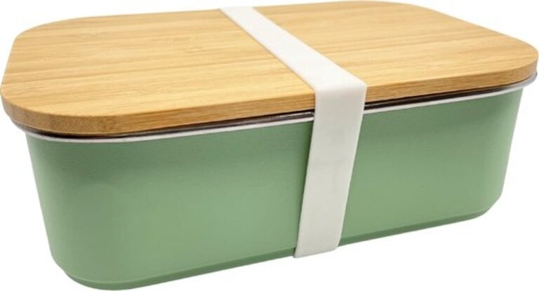 Smikkels lunchbox bamboo deksel groen // 900ml