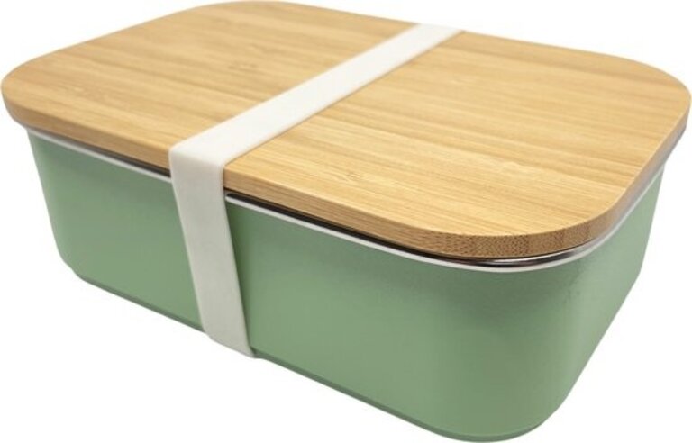 Smikkels lunchbox bamboo deksel groen // 900ml