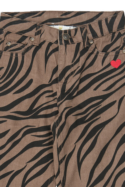 The New Vanya wide fit jeans // taupe gray AOP