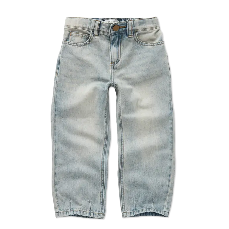 Sproet & sprout loose denim pants // vintage blue