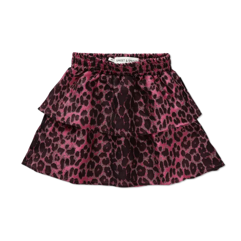 Sproet & sprout skirt jacquard panther // bloom