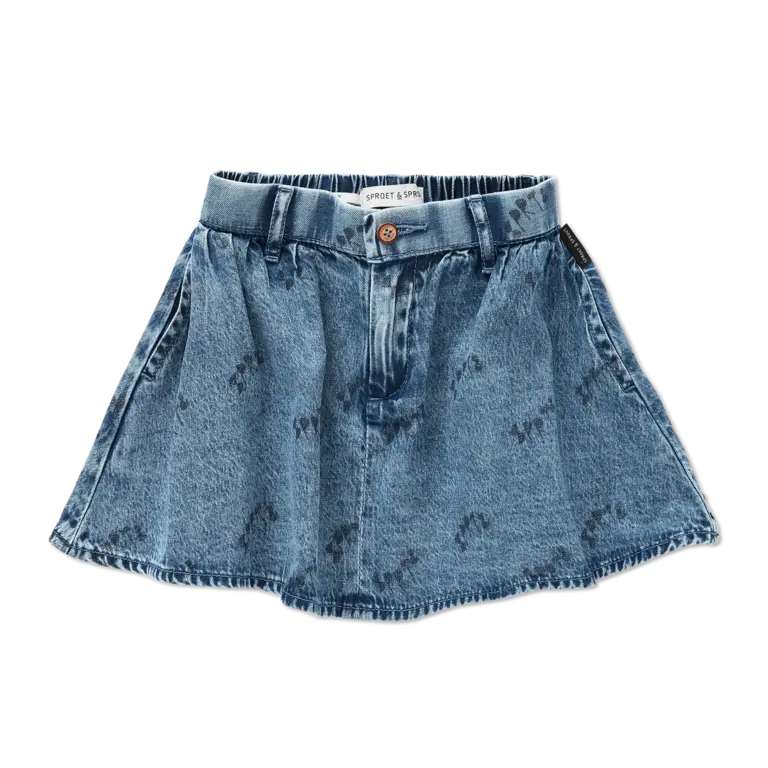 Sproet & sprout blue denim skirt // blue denim