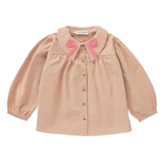 Sproet & sprout corduroy girls blouse // vanilla