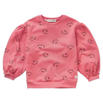 Sproet & sprout sweater club chaos print pink // bloom