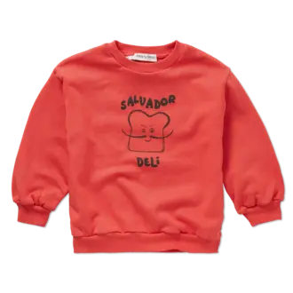 Sproet & sprout sweater salvador deli // vivid red