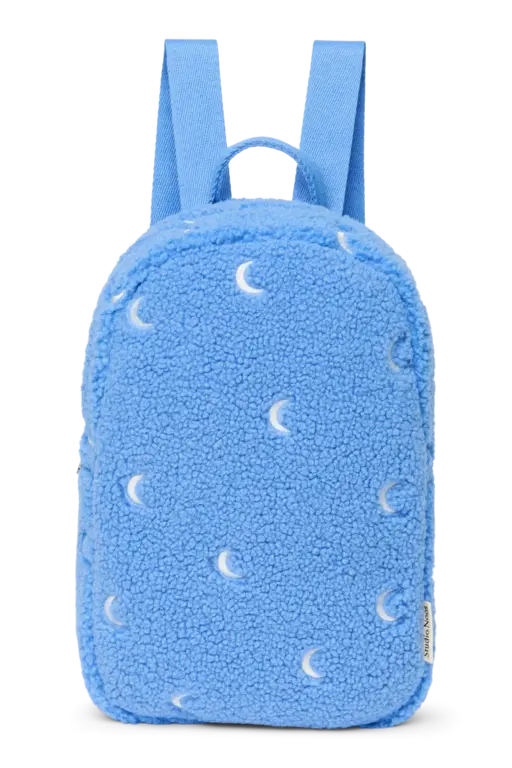 Studio Noos teddy mini backpack // moon light blue
