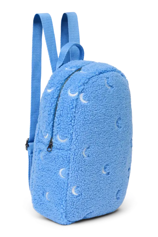 Studio Noos teddy mini backpack // moon light blue