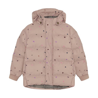 Enfant jacket quilt AOP // adobe rose