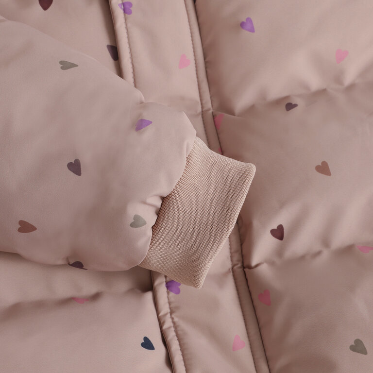 Enfant jacket quilt AOP // adobe rose