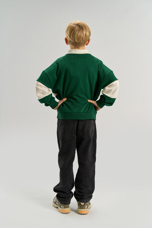 The New virgil polo sweatshirt // june bug