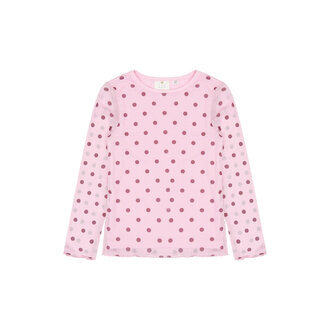 The New vandelia mesh tee // pink lavender AOP