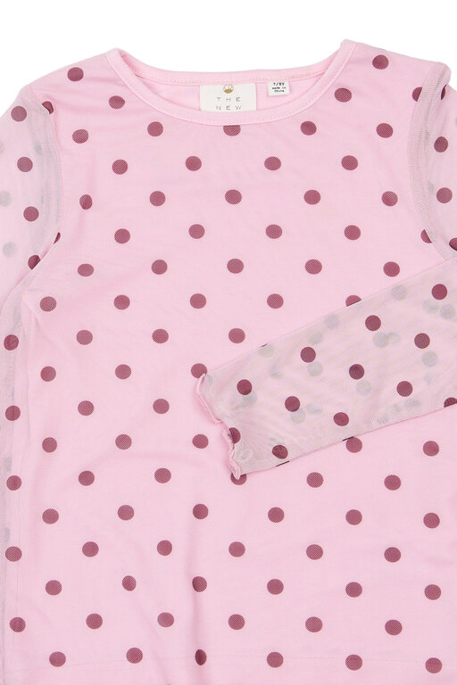 The New vandelia mesh tee // pink lavender AOP
