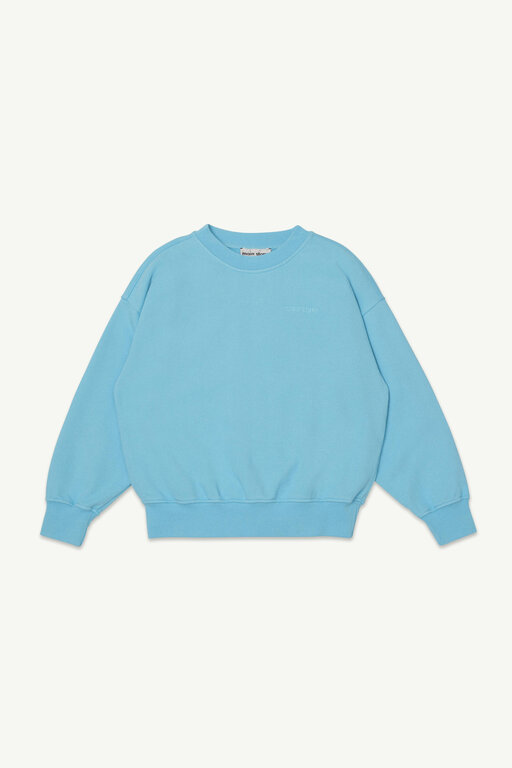 Main Story bubble sweatshirt // blue topaz