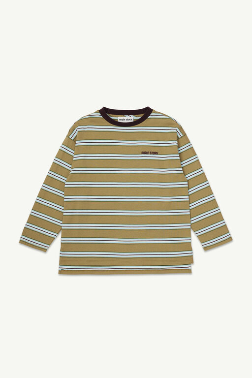 Main Story big tee // raincoat stripe
