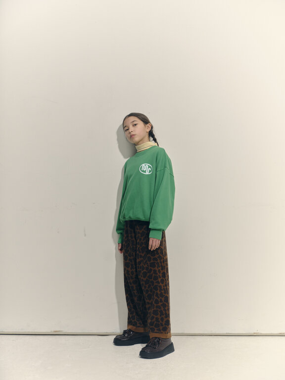 Main Story bubble sweatshirt // fern green