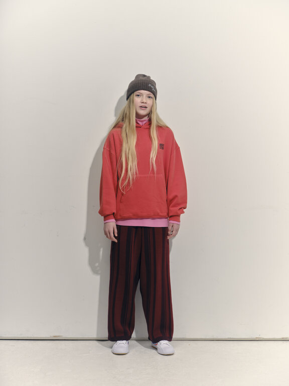 Main Story hooded sweatshirt // red clay