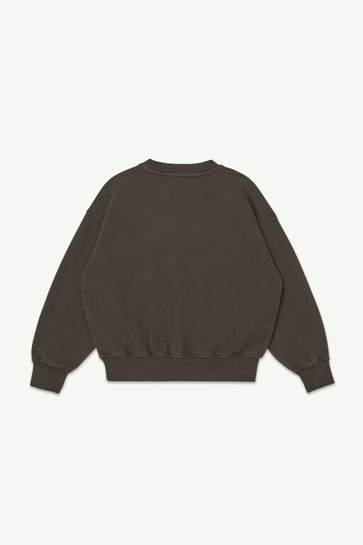 Main Story bubble sweatshirt // chocolate brown