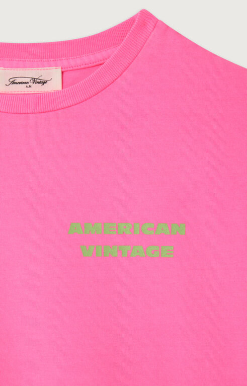 American Vintage fizvalley tee // rose fluo