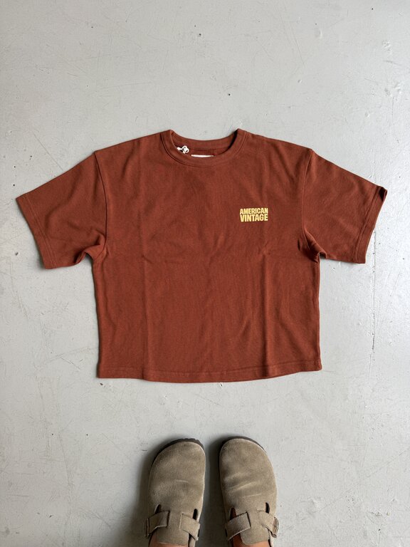 American Vintage ykobow tee // cannelle