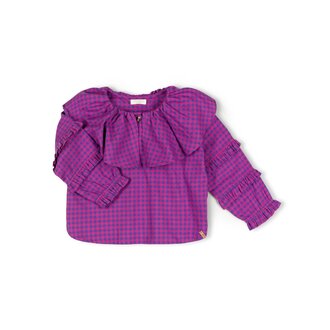 Nixnut les blouse // blueberry checkered