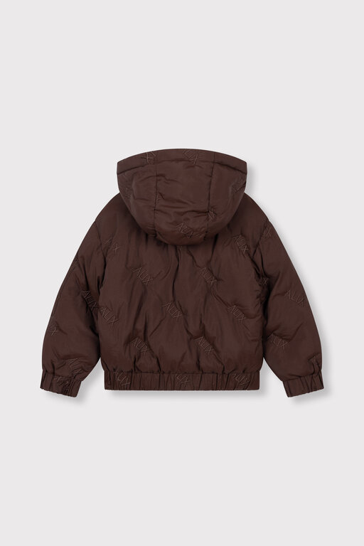 Alix the label alix quilted coat // warm brown