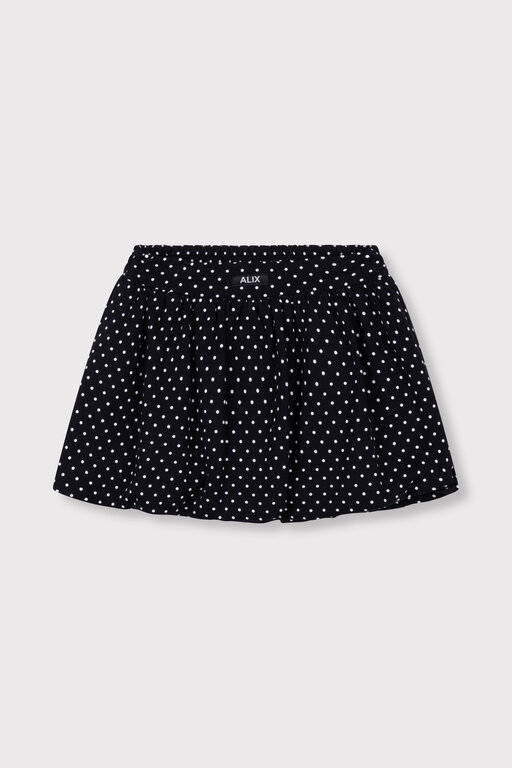 Alix the label dot skirt // black/white