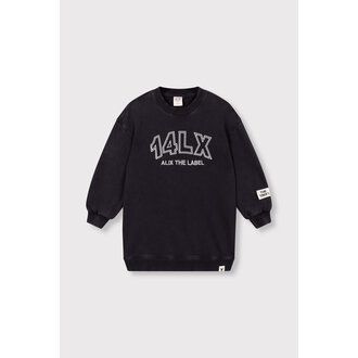 Alix the label 14lx sweatdress // charcoal grey