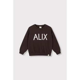 Alix the label world tour sweater // warm brown