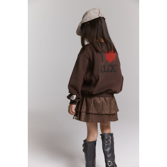 Alix the label batwing sweater // warm brown