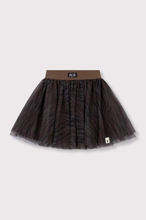 Alix the label tiger tule skirt // animal