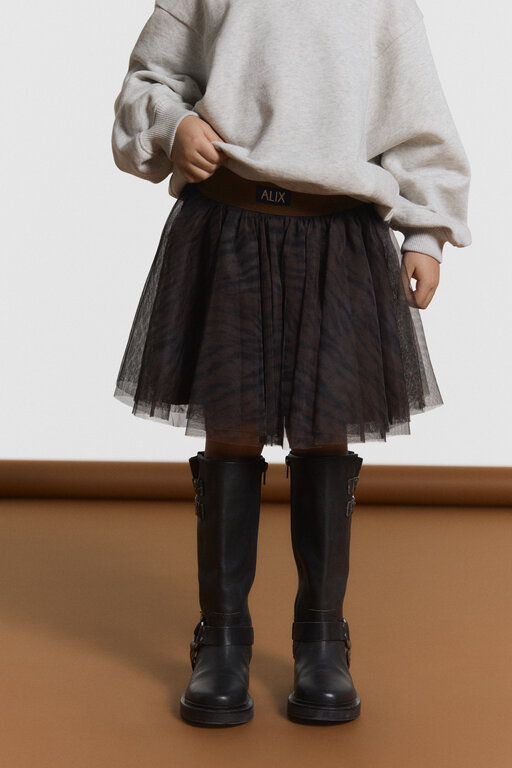 Alix the label tiger tule skirt // animal
