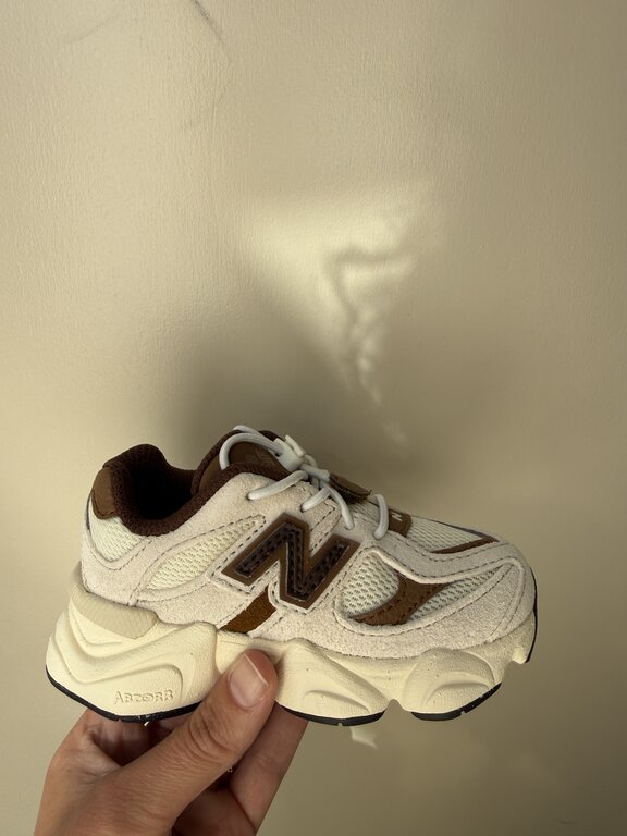New Balance 9060 toddler // breakfast tea