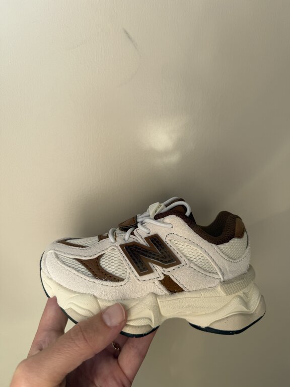 New Balance 9060 toddler // breakfast tea