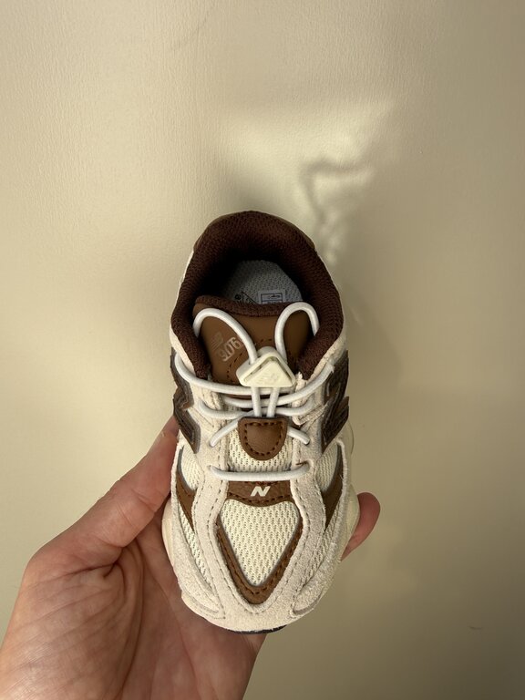 New Balance 9060 toddler // breakfast tea