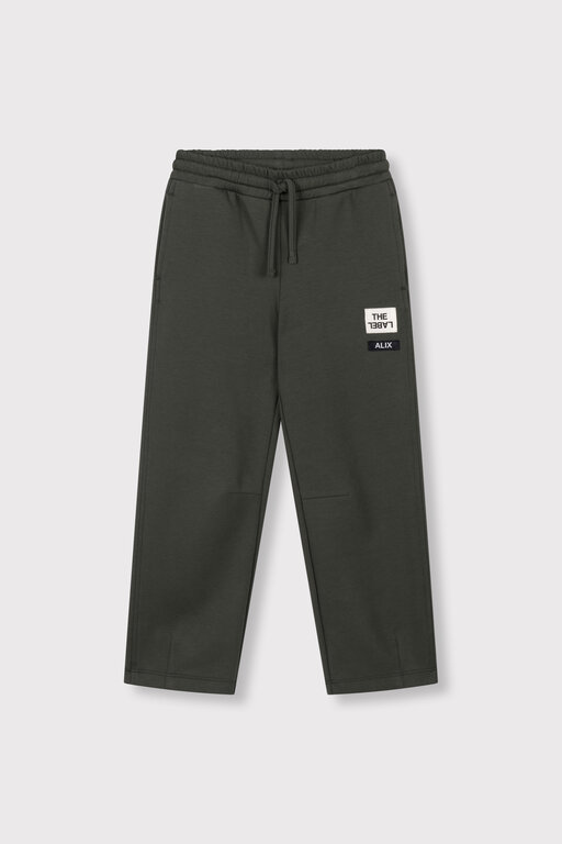 Alix the label interlock barrel pants // army