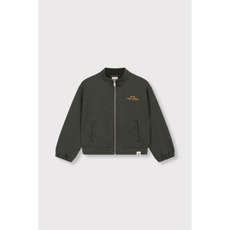 Alix the label zip cardigan // army