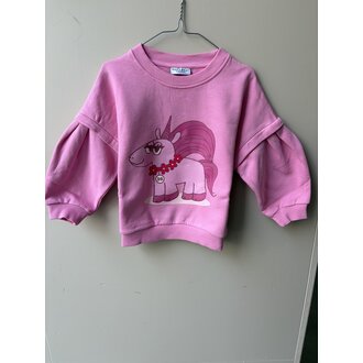 Daily Brat sassy unicorn sweater // purple