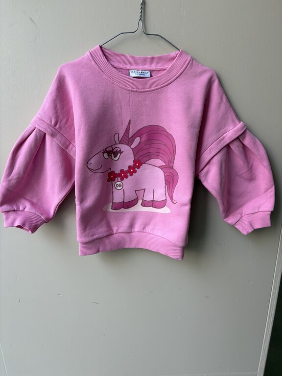 Daily Brat sassy unicorn sweater // purple