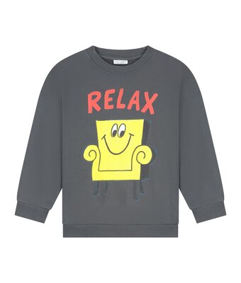 chill mode sweater // dark grey